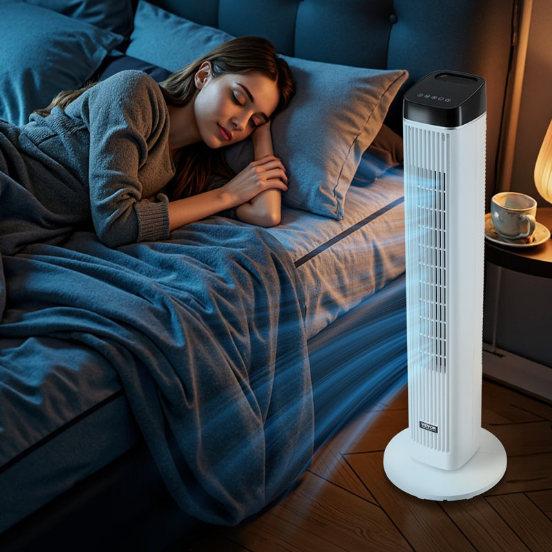 Ventilateur tour 40 "9H minuterie 9H 22 pi / s haute vitesse avec télécommande