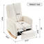 Chaise berçante d'appoint avec dossier haut-1401620816