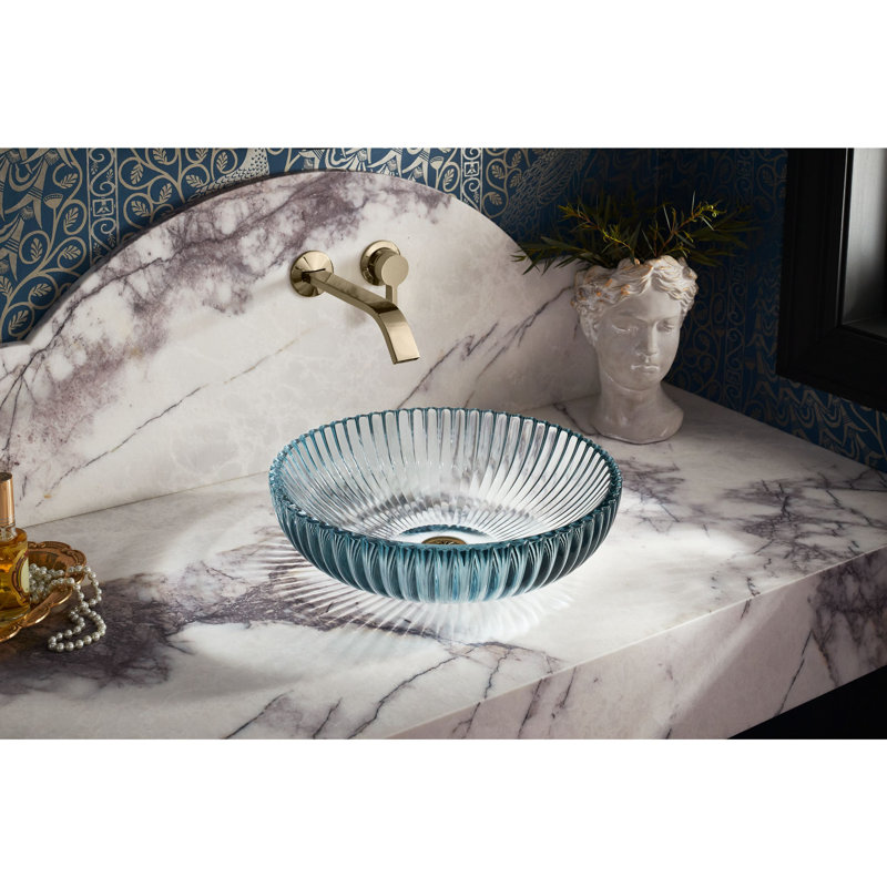 Salute Vessel Bathroom Sink, Ice