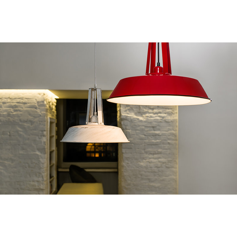 1 - Light Dome Pendant, 166cm H x 46.5cm W x 46.5cm D, Antique White