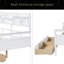 Lit de jour double, support en lattes de bois, avec tablette de chevet et deux tiroirs-1649241567