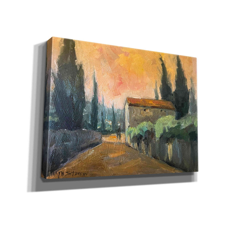 «Red Farm» par Allayn Stevens, Red Barrel Studio®, art mural sur toile, H 12 po x l 16 po x P 0,75 po