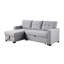 Canapé modulaire rembourré à 3 places en lin avec rangement pour méridienne, convertible en lit simple, coussins de dossier amovibles pour un siège confortable, méridienne de rangement, convertible, canapé-lit-1740548988