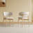 Mid-Century Modern wood feet Dining Chair (Set of 2) – Stylish Wooden Chairs for Dining Room, Kitchen, or Living Room, Comfortable & Durable, Easy to Assemble-2145665468