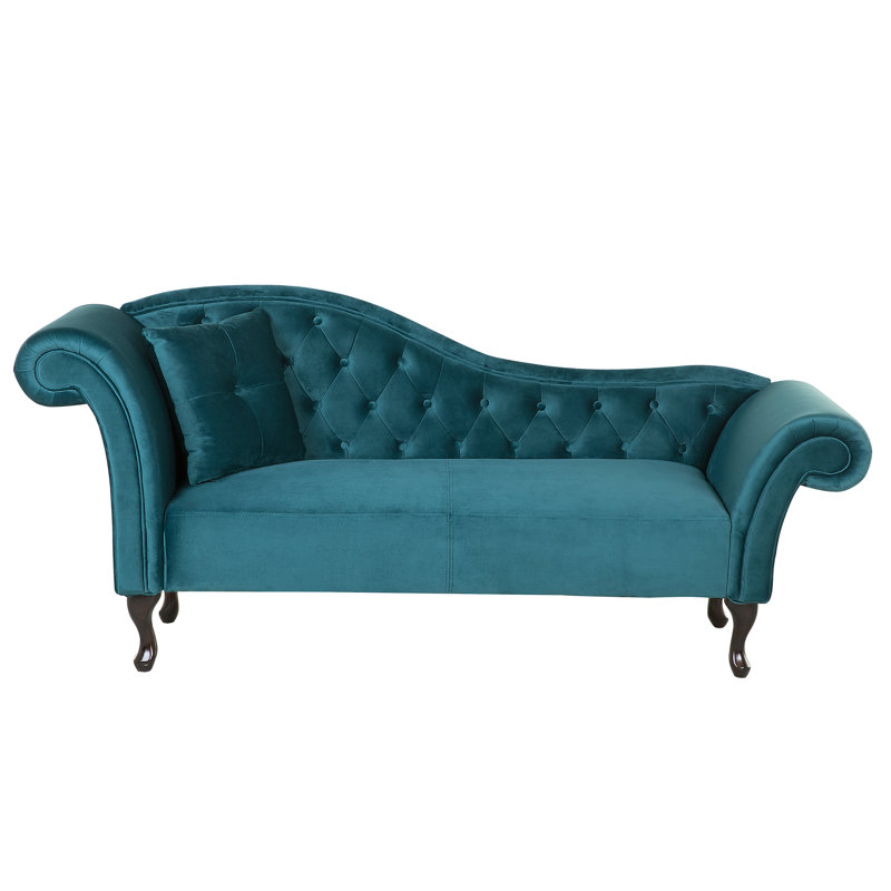 Alline Chaise Lounge, Left Hand Facing, Blue