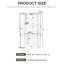 3 pi L 5,25 pi H Remise de rangement pour outils en bois massif-112230859