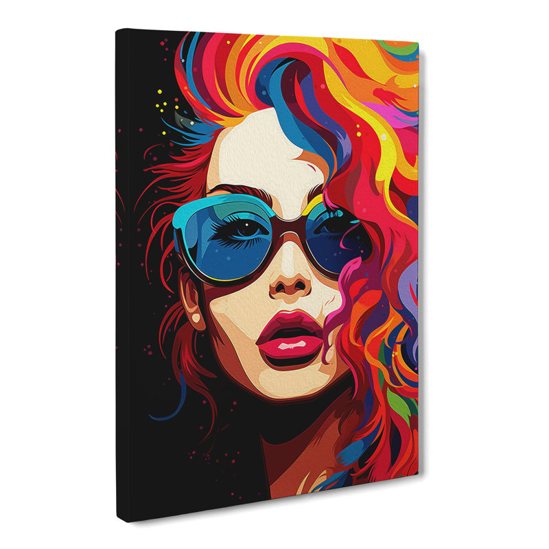 Rainbow Pop No.2 - No Frame Print, 50cm H x 35cm W x 3cm D