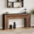62.99" W Geometric Pedestal Console Table-481157190