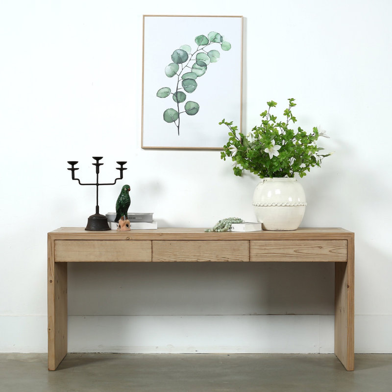 66'' W Solid Wood Console Table