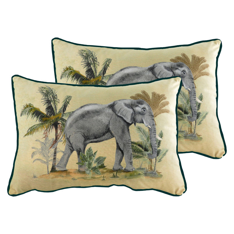 Floral Rectangular Cushion