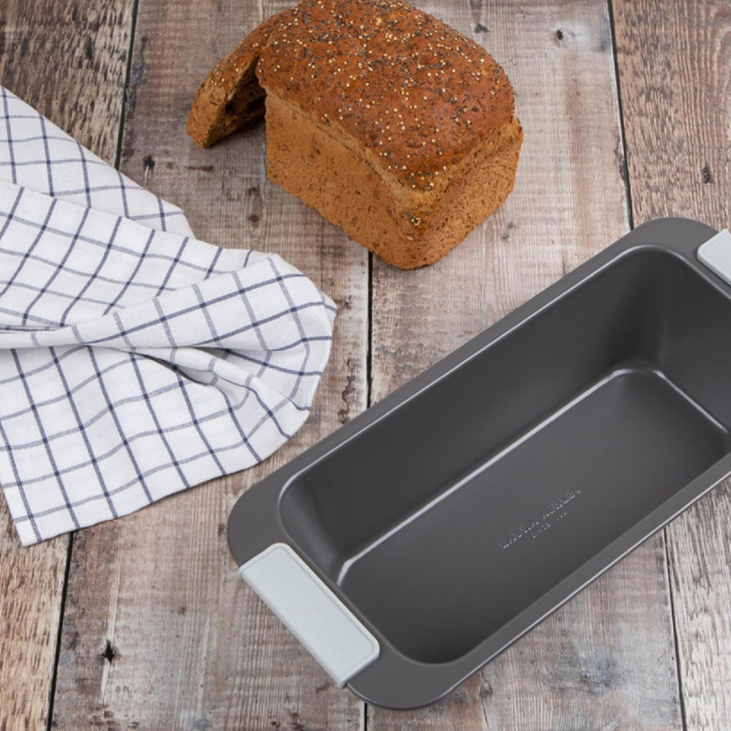 Laura Ashley Rectangular Non-Stick Loaf Tin 3LB - Grey