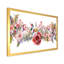 «Pink Roses And Wildflower», reproduction d'art sur toile-59645973-59646003