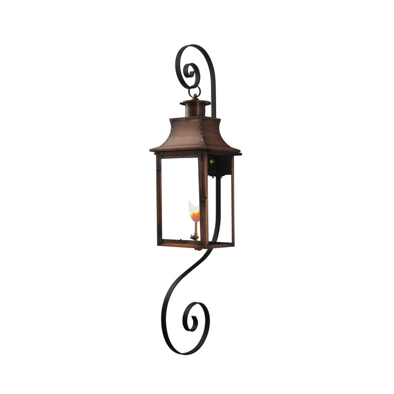 Royal Outdoor Wall Lantern, 27" H x 13" W x 10" D