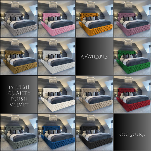 Canora Grey Majestic Nights Upholstered Ottman Storage Bed Frame ...