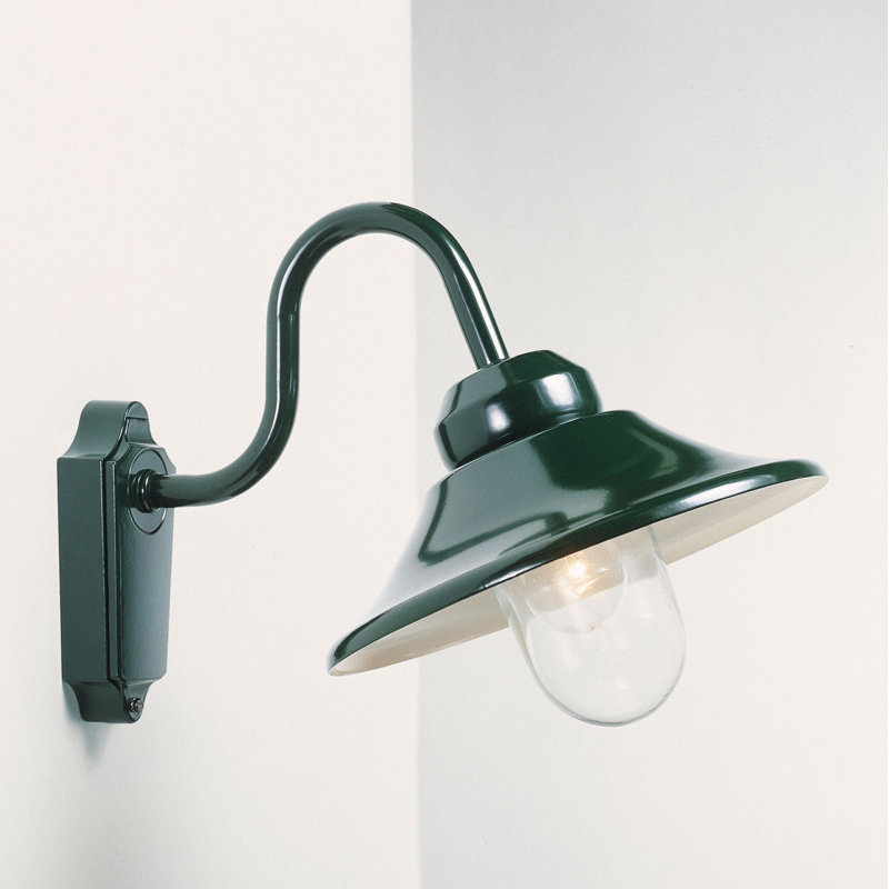 Vega Outdoor Barn Light, Green