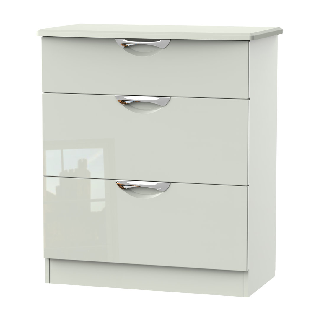 Fully Assembled Ratley 3 Drawer 76.5Cm W Chest of Drawers