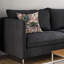 Coussin intérieur/extérieur brun carré crabe