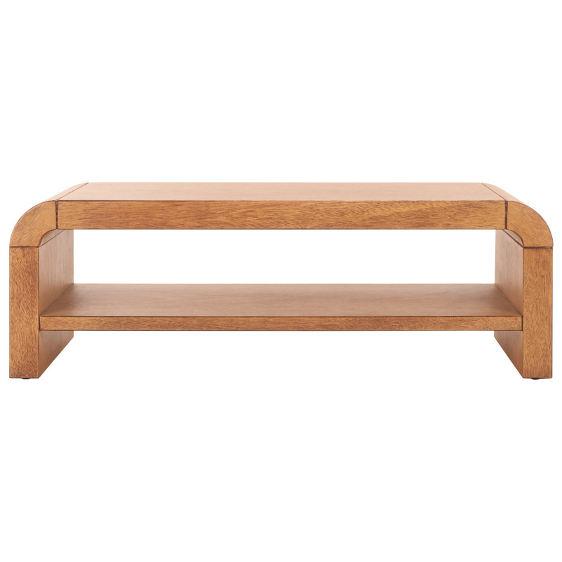 Atalanta 1 Shelf Coffee Table, Light Natural