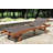 Delphi Outdoor Wood Chaise Lounge Set