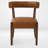 Cindina Mid-Century Modern Dining Chairs Brown Faux Leather Upholstered Wood Frame Kitchen Chairs-1632317941-1632317939