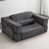 Tissu gris foncé