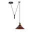 Anahla 1-Light Modern Industrial  Cone Pendant – Adjustable Ceiling Fixture for Contemporary Spaces-157410829-157410832
