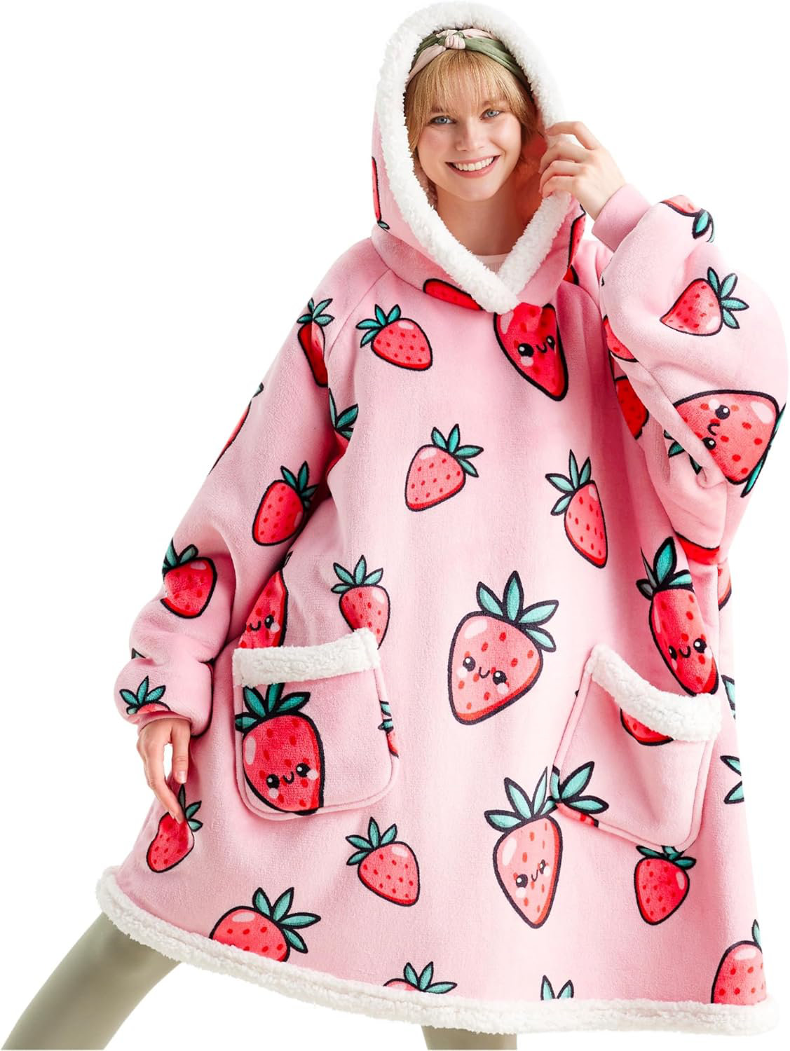 Bedsure Blanket Hoodie Walmart Bedsure Wearable Oversized Hooded