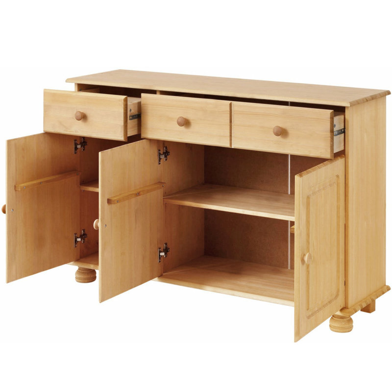 45.67'' Solid Wood Sideboard, Stain Wax