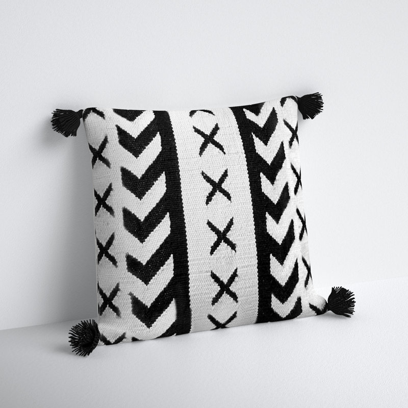 Tassels Indoor/Outdoor Throw Pillow