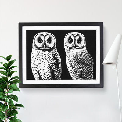 Owls - Single Picture Frame Print
