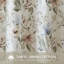 Rideau de douche Herbal 100% coton imprimé botanique 72 x 72 po