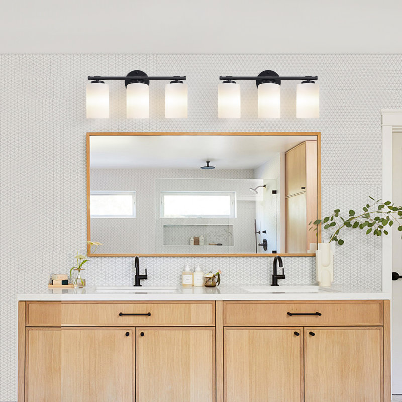 Borasisi 4 - Light Dimmable Vanity Light, 3 Lights, Black