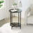 Glass Tray Top End Table-1865789615