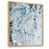 Toile avec cadre flottant brun