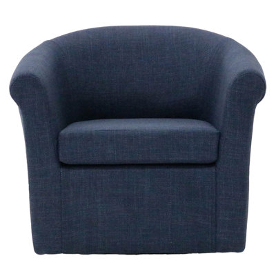 Anstett Upholstered Swivel Barrel Chair