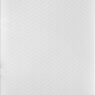 Herringbone MirroFlex 4ft. x 8ft. Glue Up PVC 3D Wall Panels 160 sq.ft.