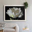 Pivoine blanche - Reproduction d'art sur toile encadrée-1176643706-1176643709