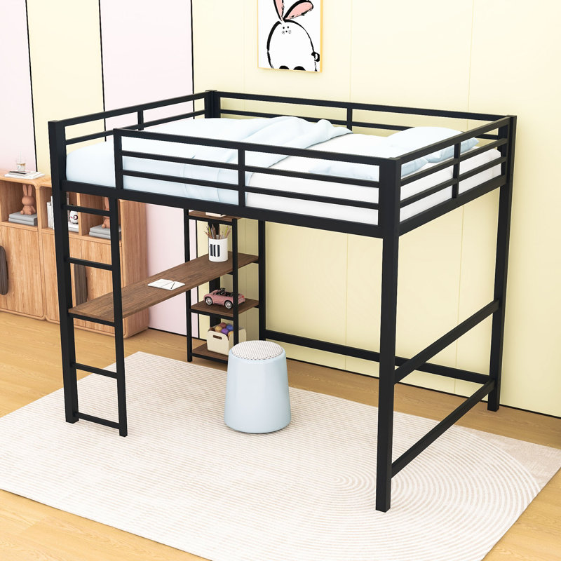 Ferris Full Loft Bed with Built-in-Desk
