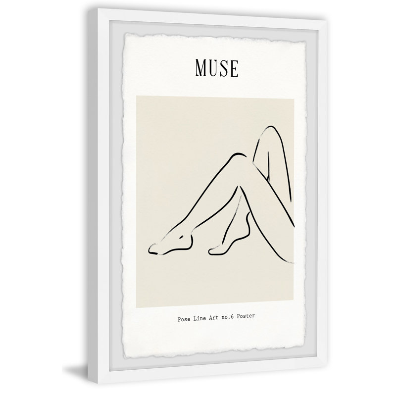 Muse - Single Picture Frame Print, 30cm H x 20cm W x 3.81cm D