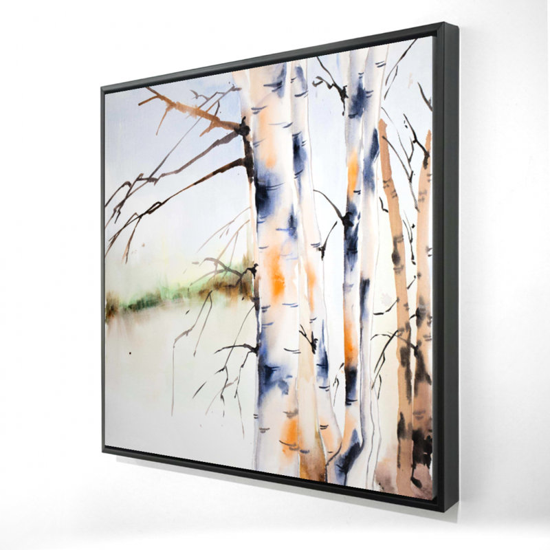«Birchs Trunks» sur toile