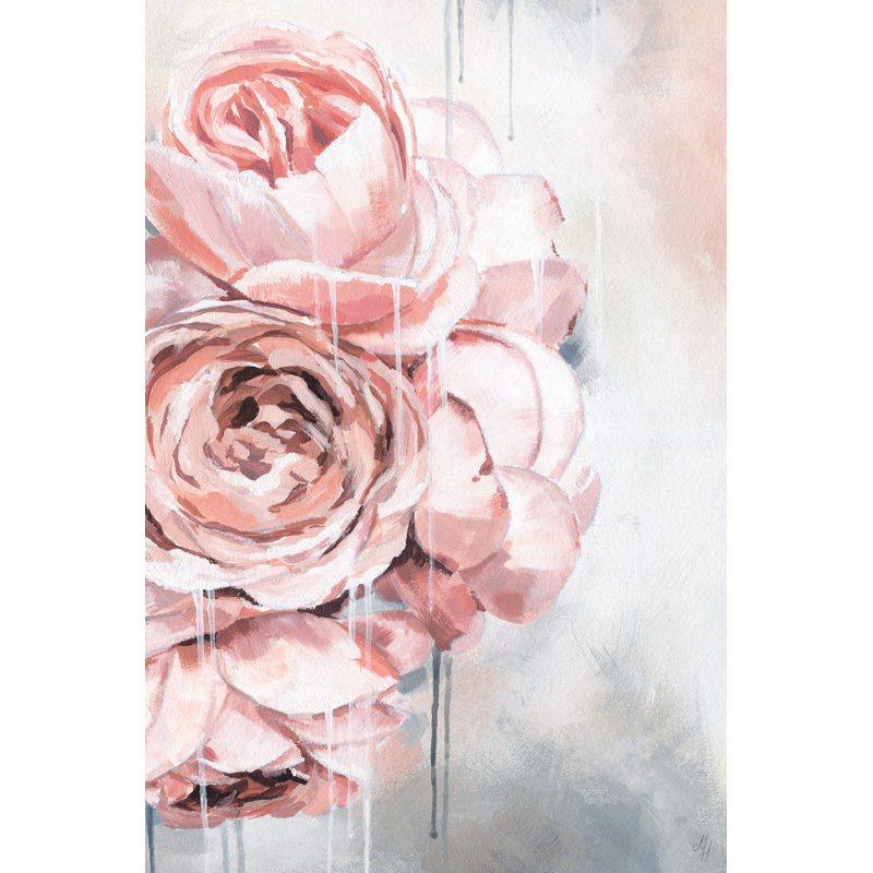 « renoncule douches », reproduction sur toile tendue, H 60 po x l 40po x P 1,5 po