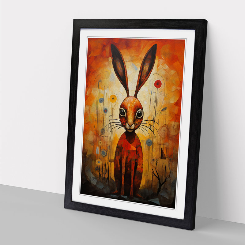 Hare Orphism Art - Framed Print