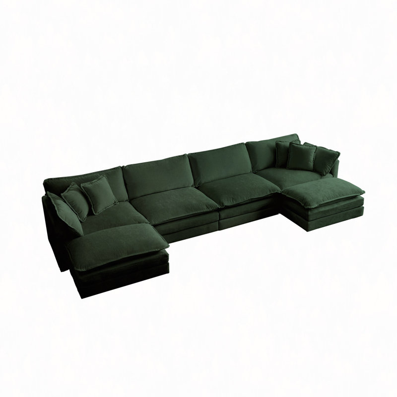 Canapé Comfort U, Vert