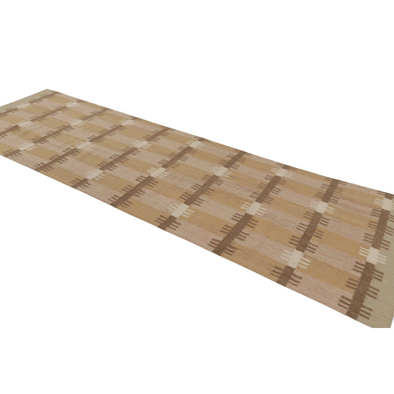 Scandinavian One-of-a-Kind 4'2X13'2 Area Rug