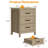 3-Drawer Nightstand-1040848111