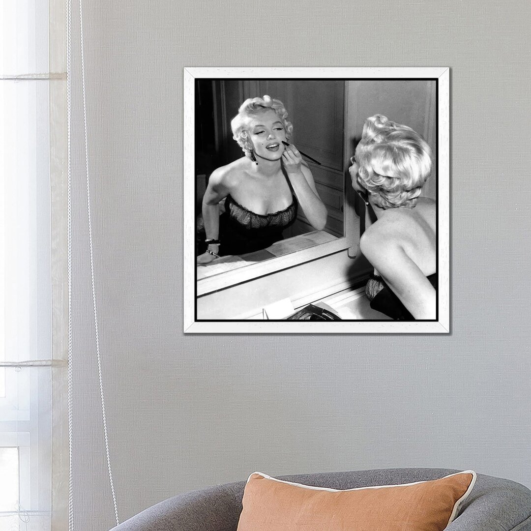 Leinwandbild On the Set, Marilyn Monroe von Rue Des Archives