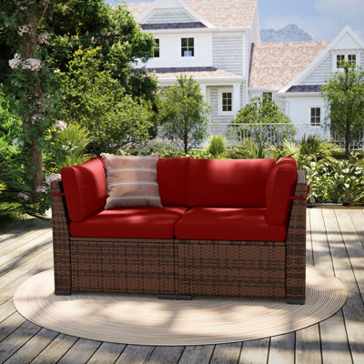 Wicker Outdoor Patio Chair With Cushions