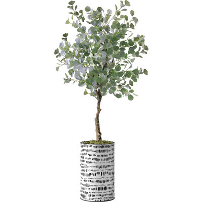 57'' Faux Eucalyptus Plant in Planter