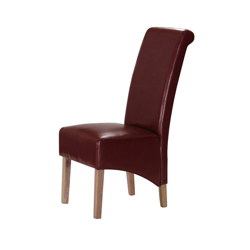 Upholstered Dining Chair, Red