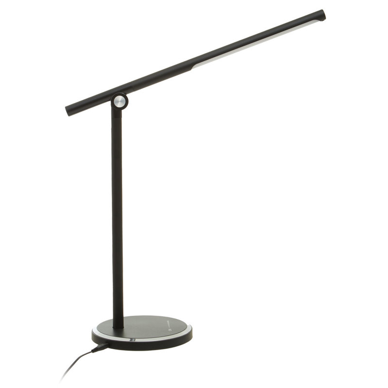 Salia Metal Desk Lamp, Black